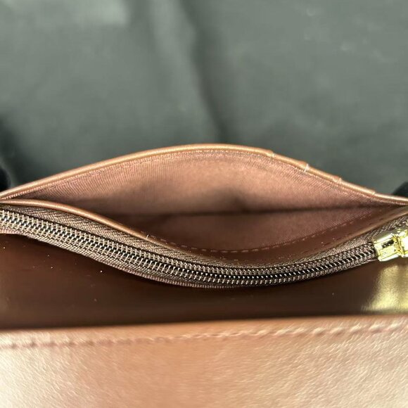 Chanel Classic Quilted Caviar Leather Passport Holder — Black with Gold CC - Picture 9 of 15